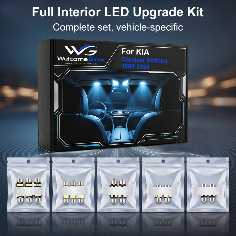 AutoGlim KIA Carnival Sedona LED Interior Light Kit - specification