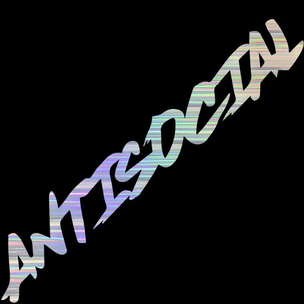 Antisocial Sticker Flag Windshield Creative Competition Letters