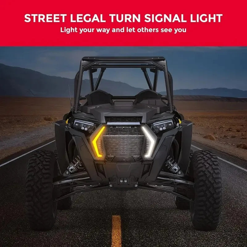 For Polaris Rzr Xp 1000 Turbo Plug Play Blinker Fang Kit