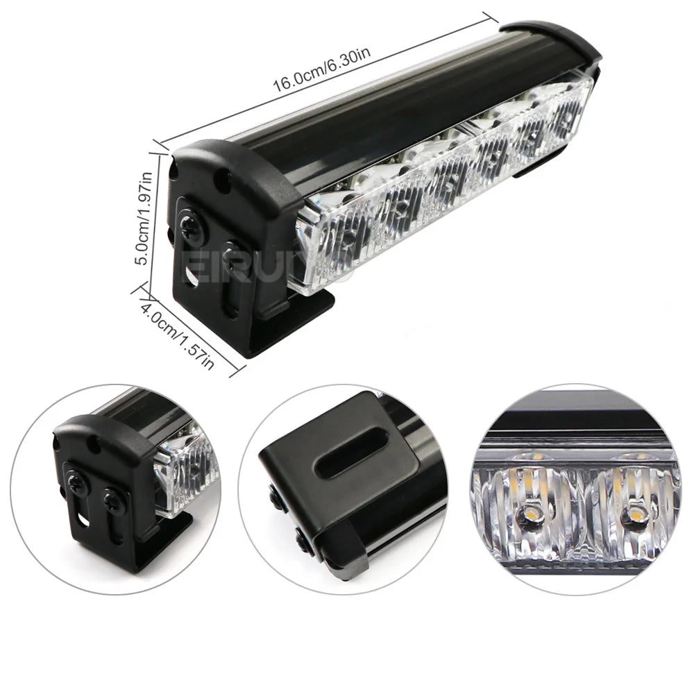 Amber White 2X4 2X6 Hight Truck Grille Strobe Lightbar