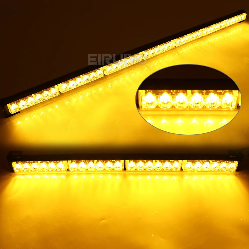 For Auto Emergency Warning Lamp LED 31CM 150CM Strobe Bar