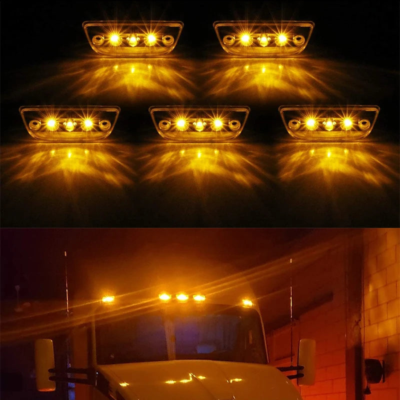 For Kenworth T680 T770 T880 Peterbilt 5PC Finish Super Bright