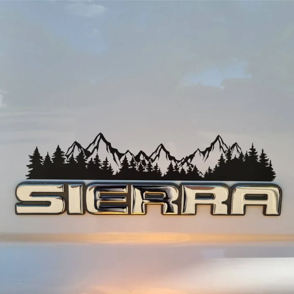 Trees Decal Mountain Decals Bumper Stickers Die Cut Vinyl