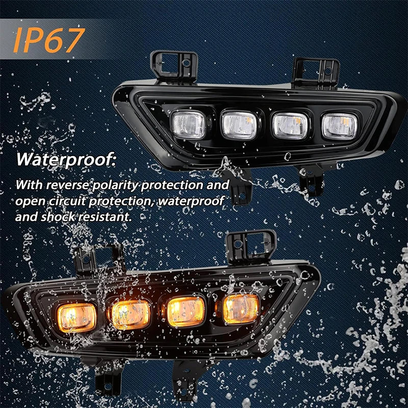 For Ford F150 Svt Raptor R Ijdm Front Bumper Turn Signal Fog