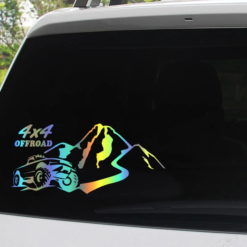 4X4 Off Road die-cut Vinyl Decal Sticker Waterproof Decors