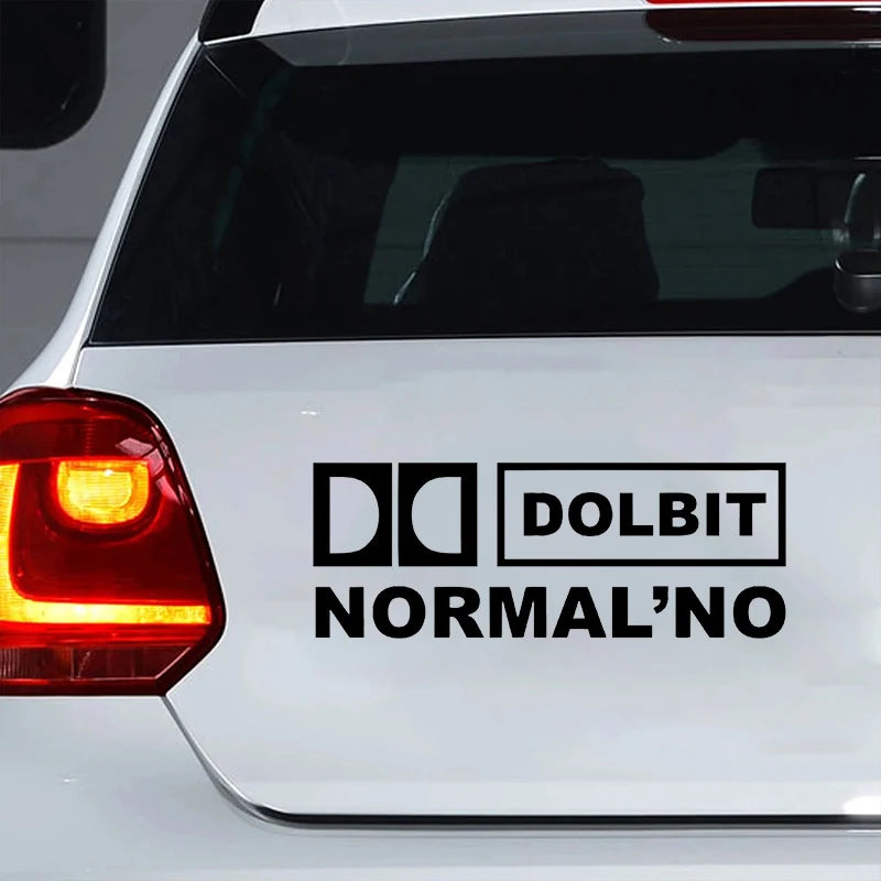 Dolbit Normalno die-cut Vinyl Decal Sticker Waterproof Decors On