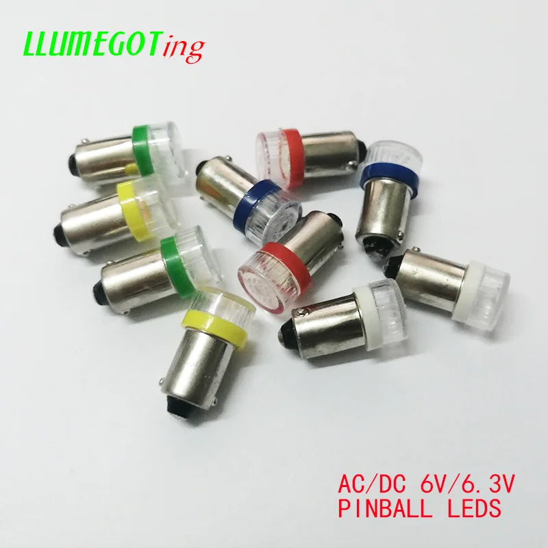 50PCS ba9s T4W Flat Len Dome 2X 5630SMD Various