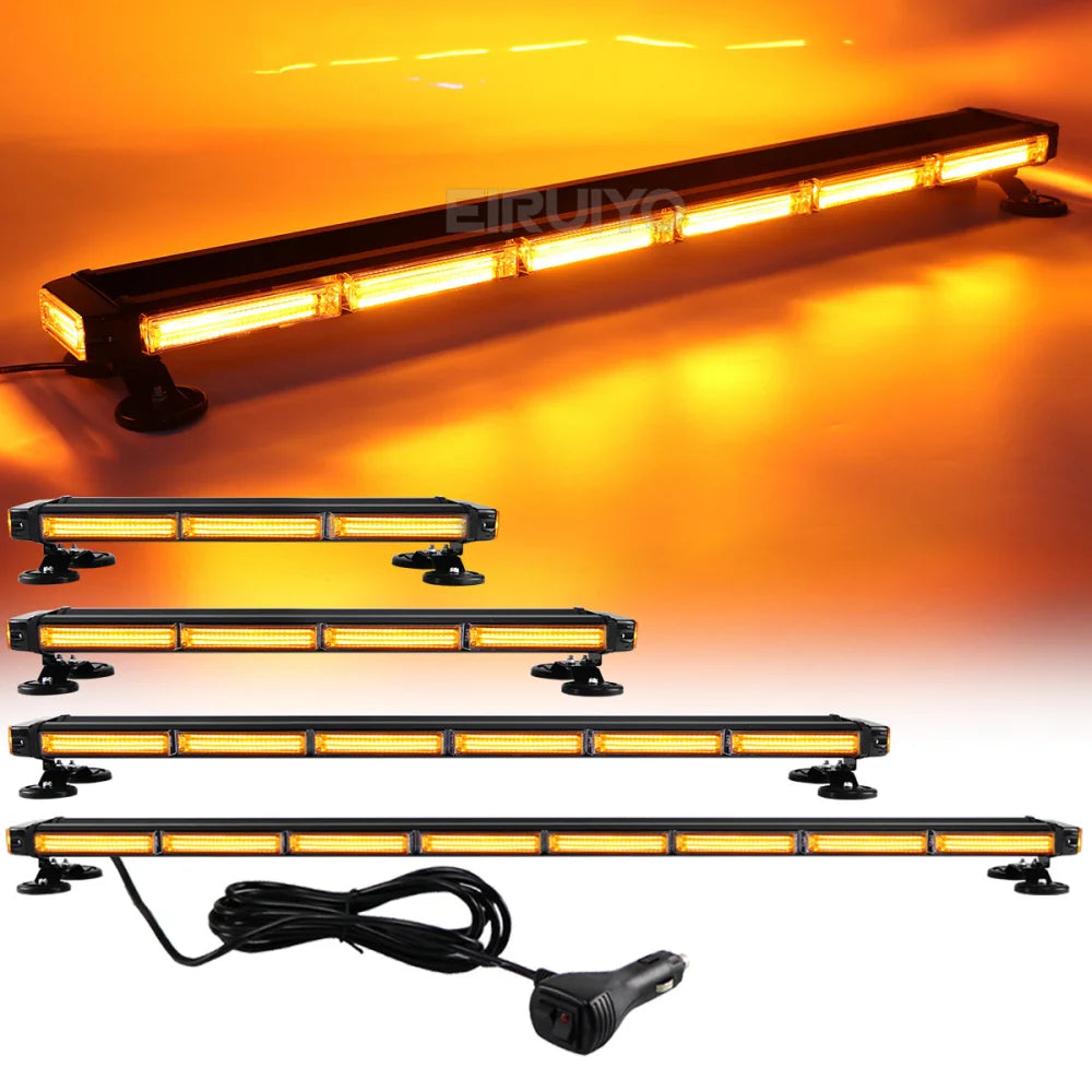 Four Side Cob Strobe Bar Truck Fireman Warning Emergency