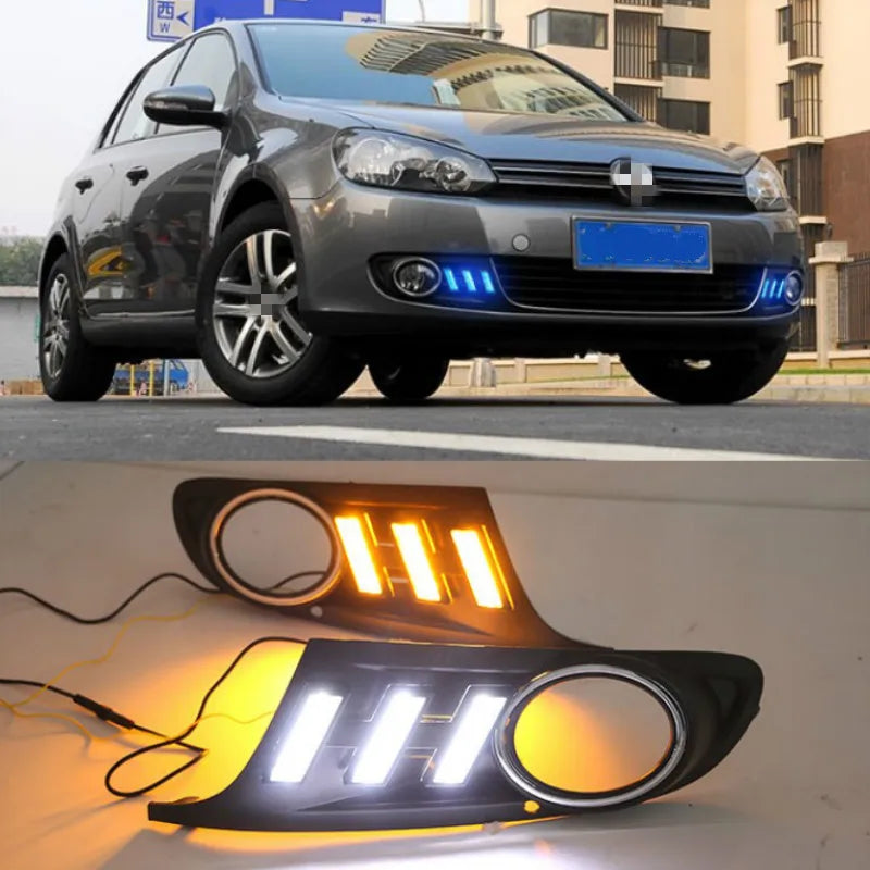 For Volkswagen Golf 6 Golf6 MK6 1pair 09-13 Daytime Running