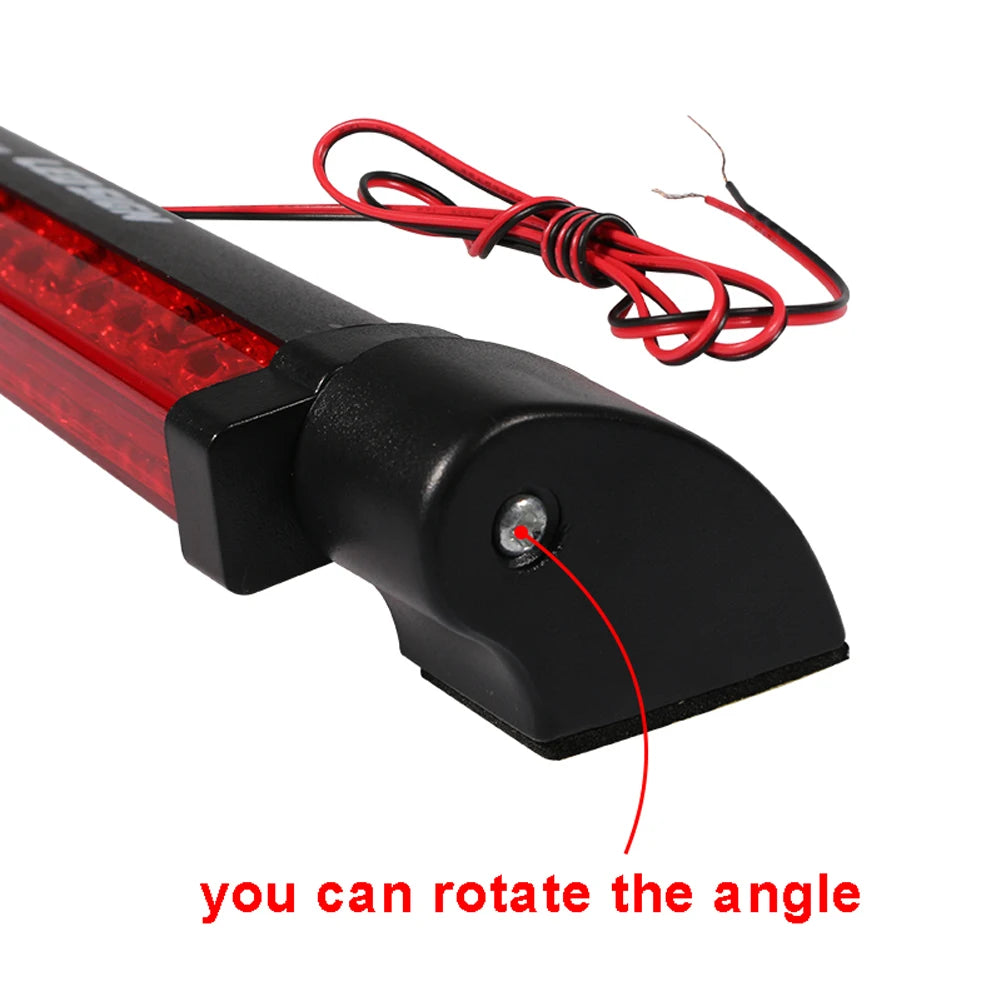 Dsycar 12V Red Third Brake Bar Rear Parking Signal