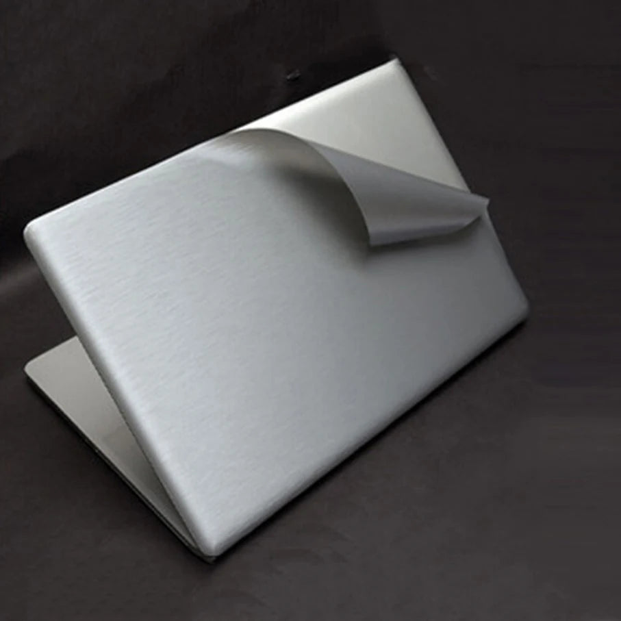 50CM 200 300CM Premium Silver Metallic Brushed Aluminum Vinyl