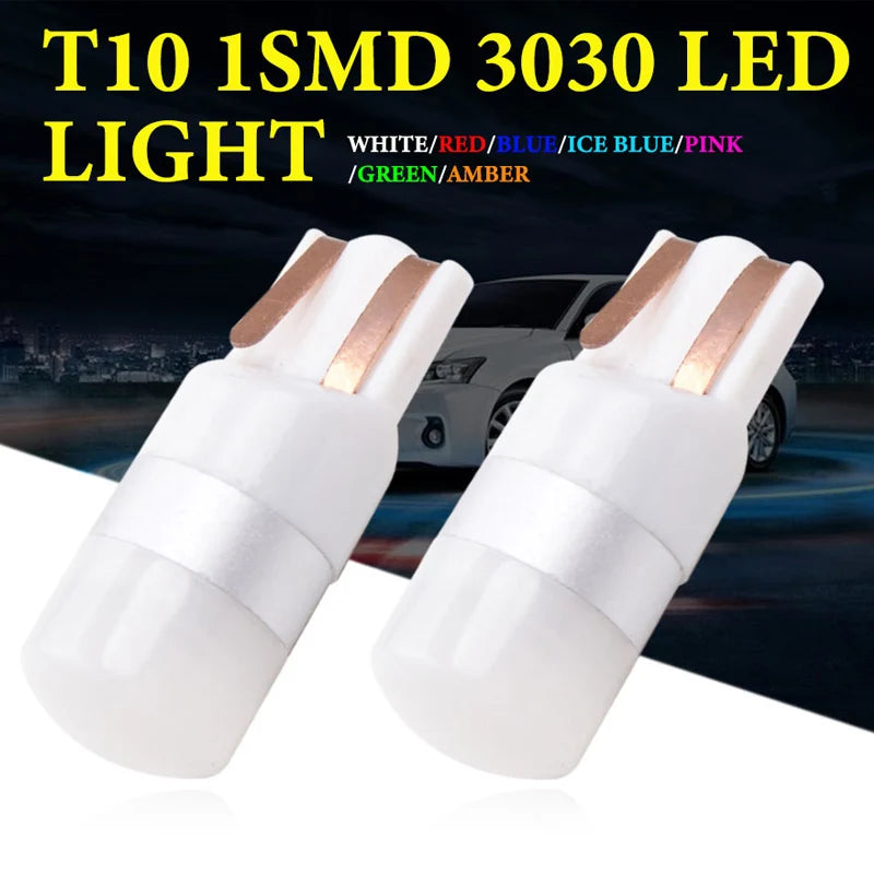 1PCS T10 W5W Truck Motor 3030 1SMD Dome Clearance