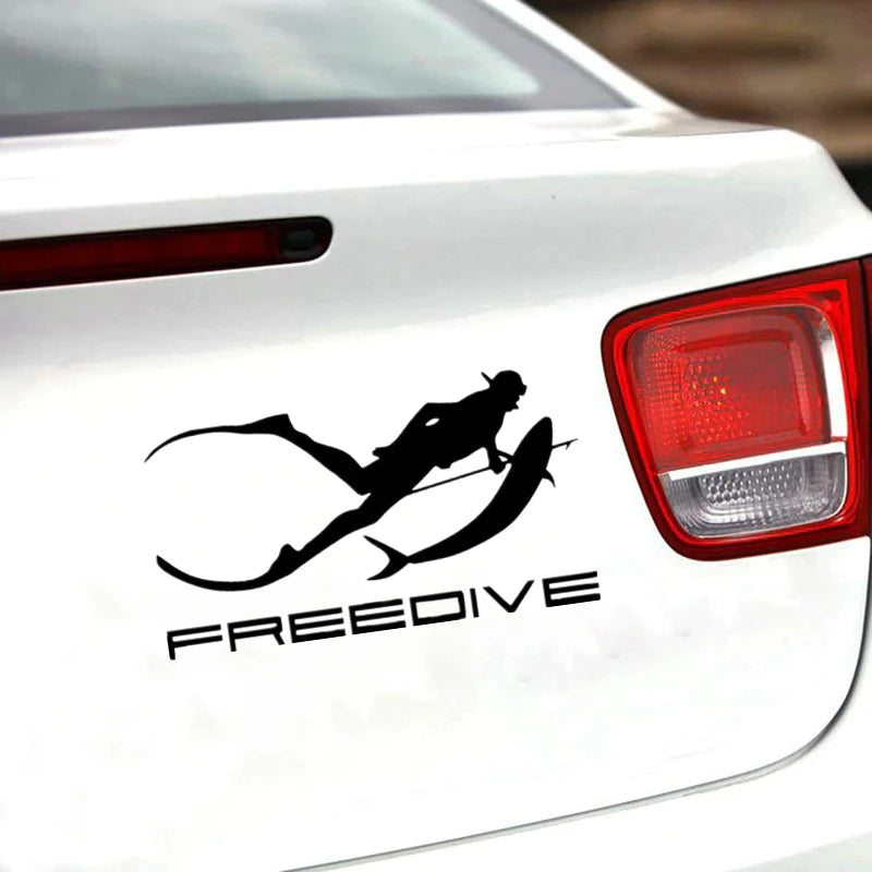 CK3343 Dive Vinyl Sticker Waterproof Cool Removable Decal
