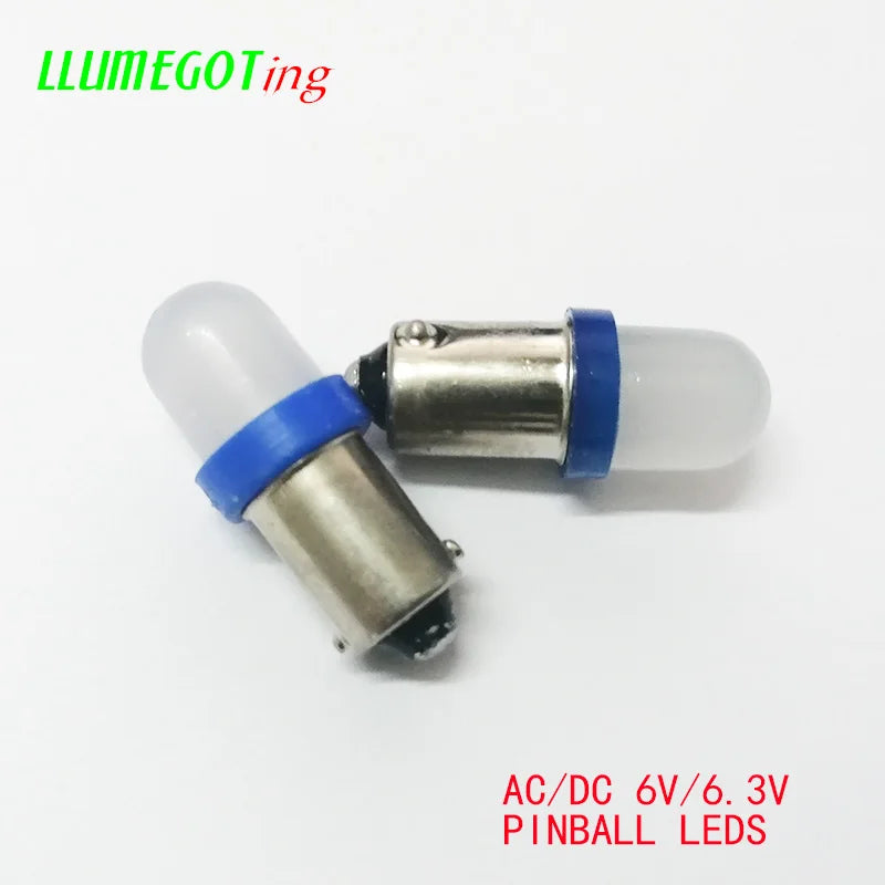 100PCS ba9s T4W Base Frosted Lens Various Colour Available