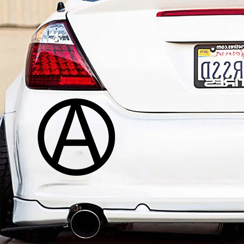 30457 Various Sizes Sticker Sign Anarchy Decal Waterproof