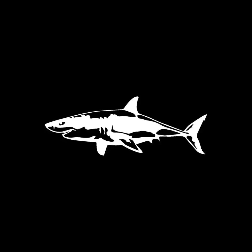 Sticker 17CM 6.5cm 3D Shark Creative Vinyl On Stickers