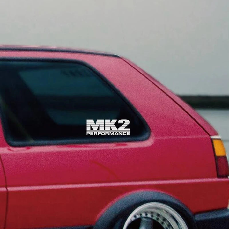 For MK2 Performance 16cmx6cm Xy Stickers Vinyl Decals Rear