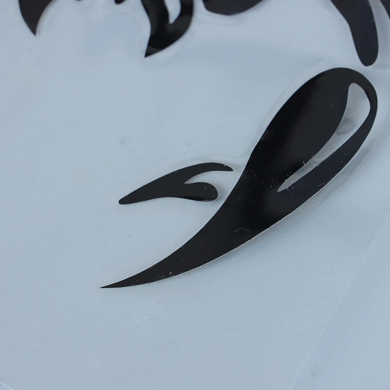 1PC Small Reflective Scorpion Pattern Sticker Hood Spare Tire