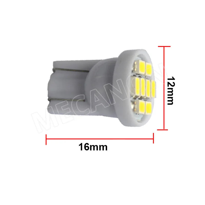 20PCS Dc Ac 6V 6.3v T10 W5W 194 168