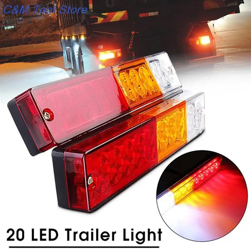Leds 12V Waterproof Truck Tail Yacht Trailer Taillight Reversing