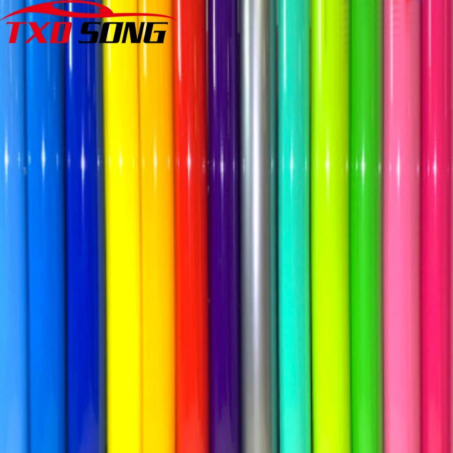 50CM X 300CM Colors Motorcycle Decal Wrap Vinyl Adhesive
