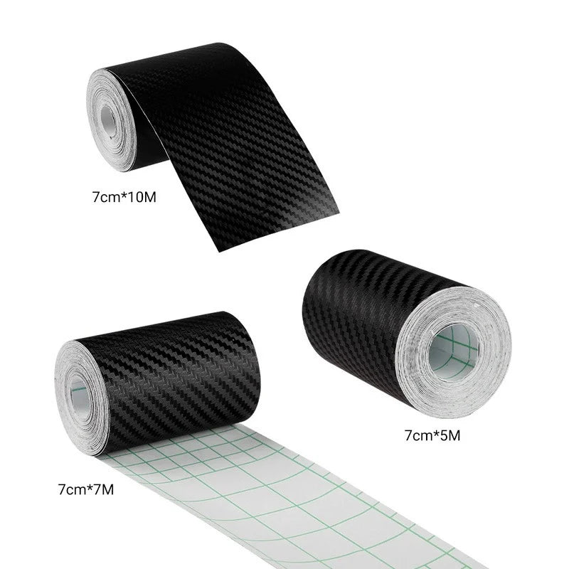 10M Carbon Fiber Sticker Tape Anti Collision Protector Strip