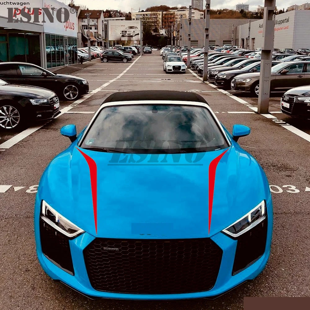 X Decals Stripes Body Vinyl Hood Cover Stickers Films