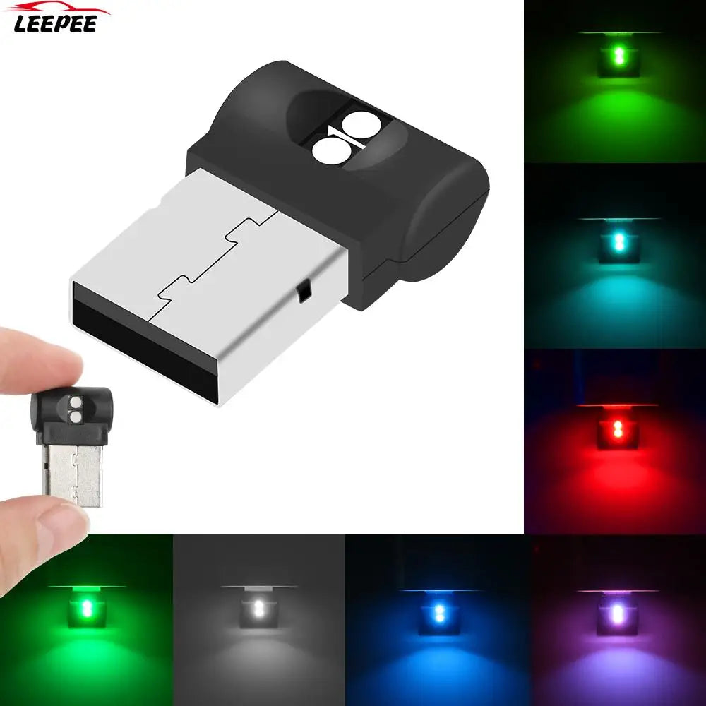 MINI USB Foot Atmosphere Emergency Lighting Colorful Plug Play