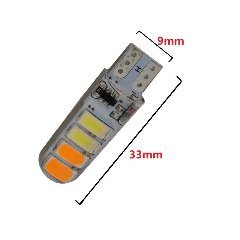 2X T10 W5W 5630 8SMD Strobe Flash 194 168