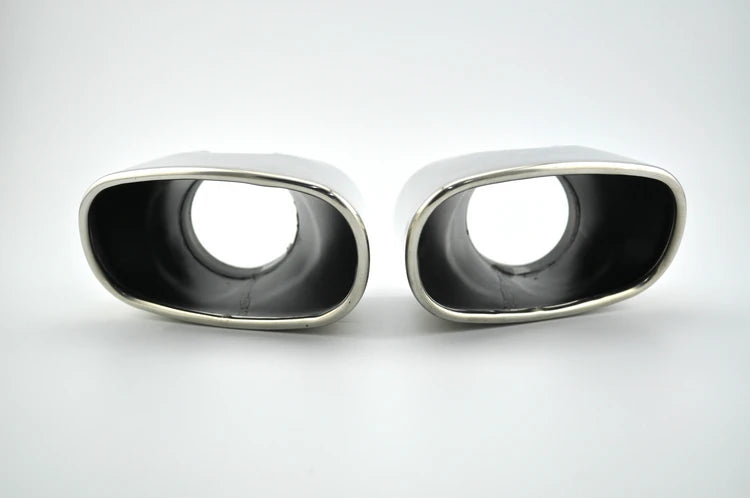 For BMW X5 E70 2000 To 1pair Chrome Exhaust Dual Tail Pipe