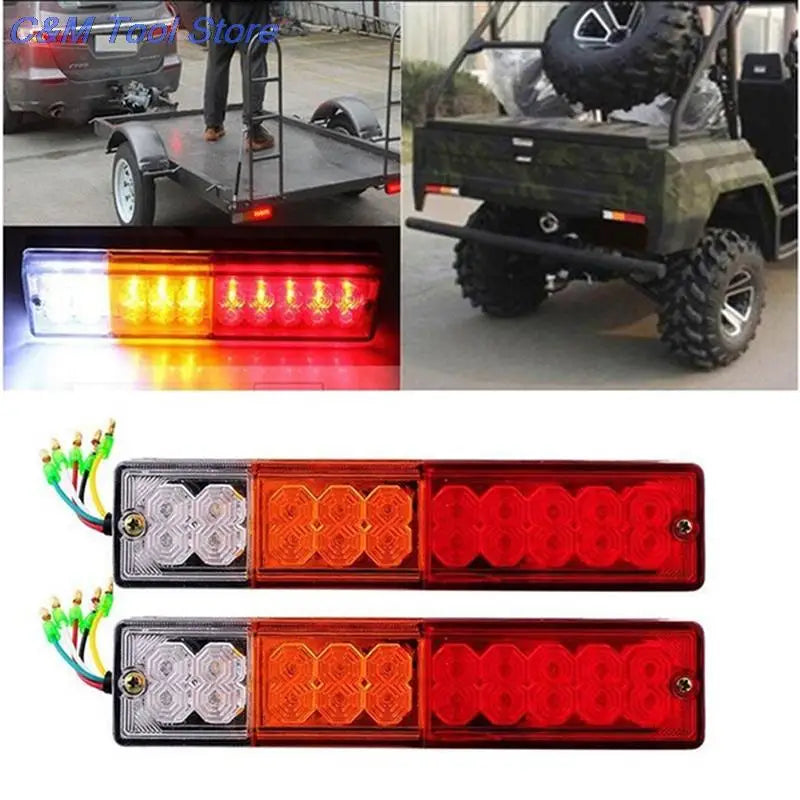 Leds 12V Waterproof Truck Tail Yacht Trailer Taillight Reversing