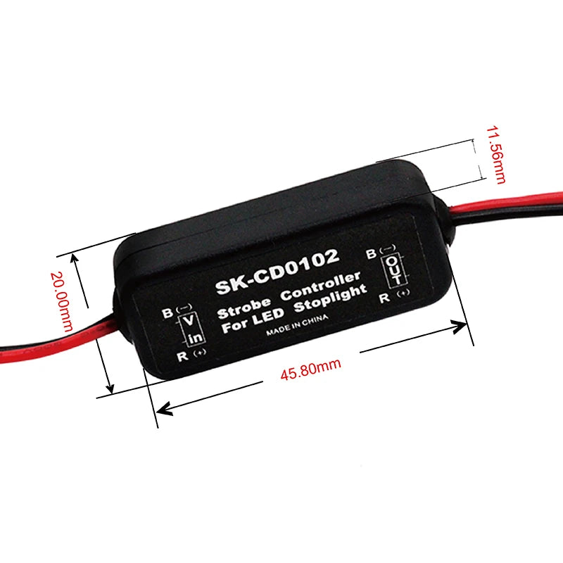1PCS gs-100a Brake Strobe Controller Tail Box Fast Slow