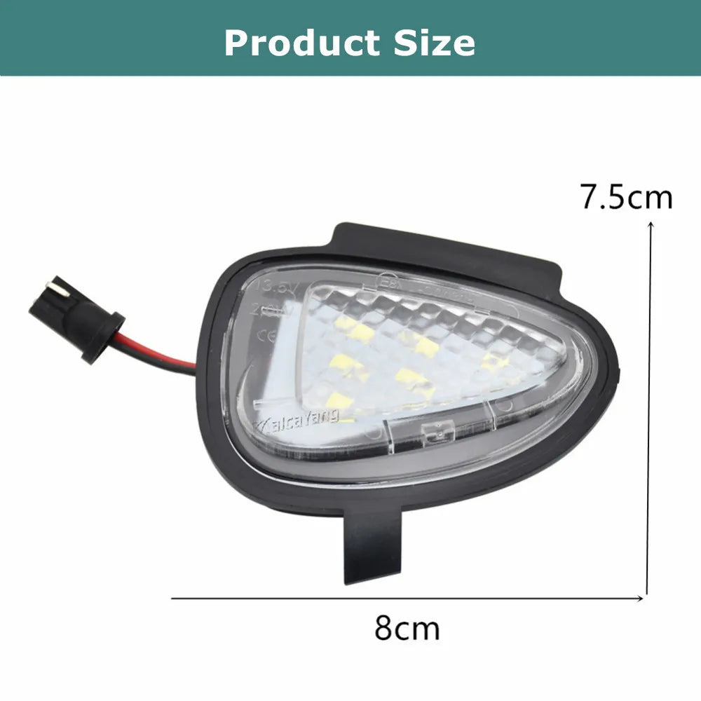 For VW Golf MK6 6 Mkvi Pieces Error Side Mirror Puddle Signal