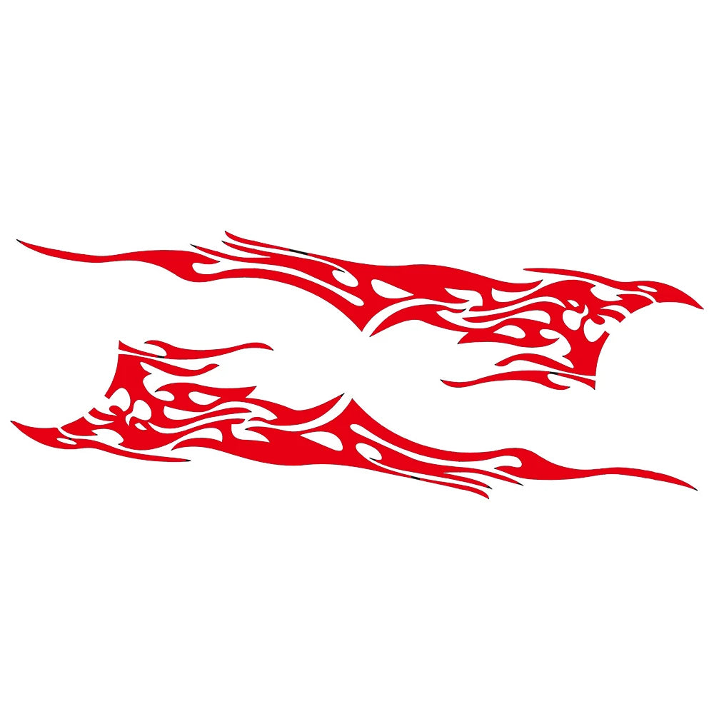 Supplies Double General Motors Side Body Vinyl Sticker Flame
