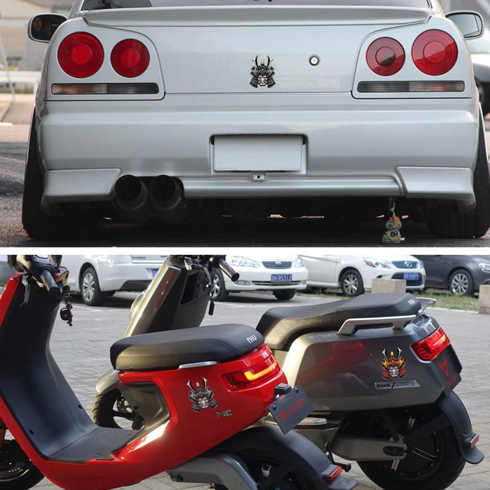 For Laptop Window Wall Dsycar 1PCS Japan Warrior Sticker Cartoon