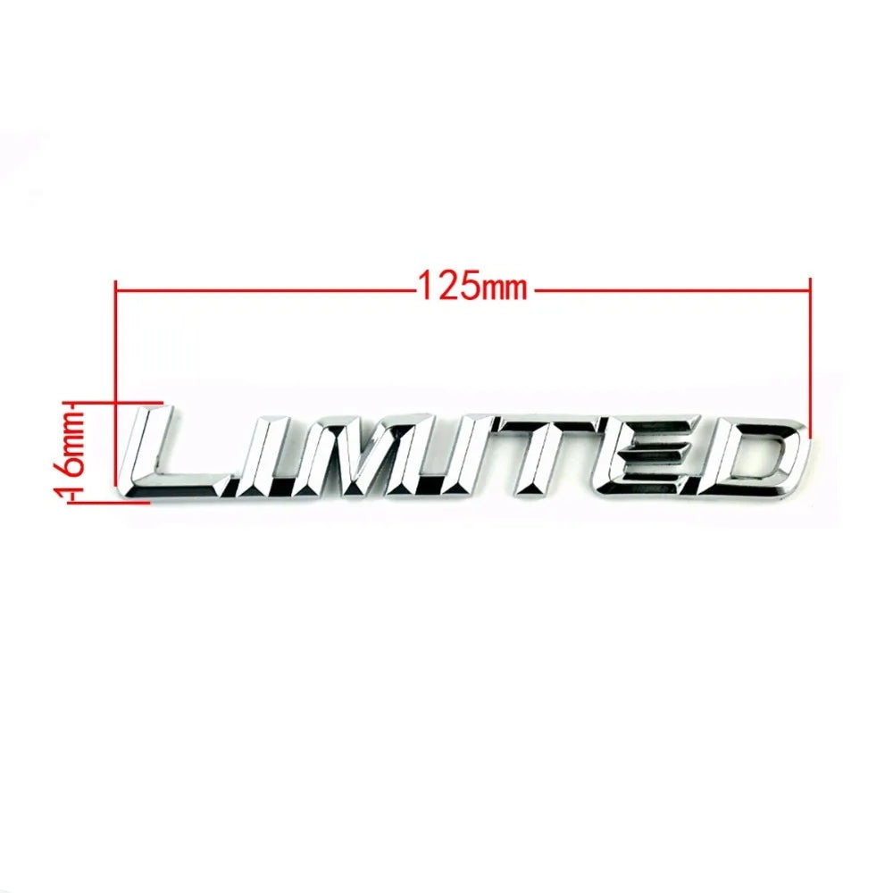 For Universal Dsycar 1PCS Fashion 3D Metal Limited Sticker