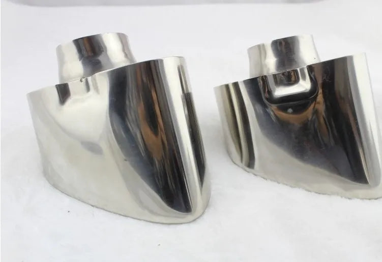 For BMW X5 E70 2000 To 1pair Chrome Exhaust Dual Tail Pipe