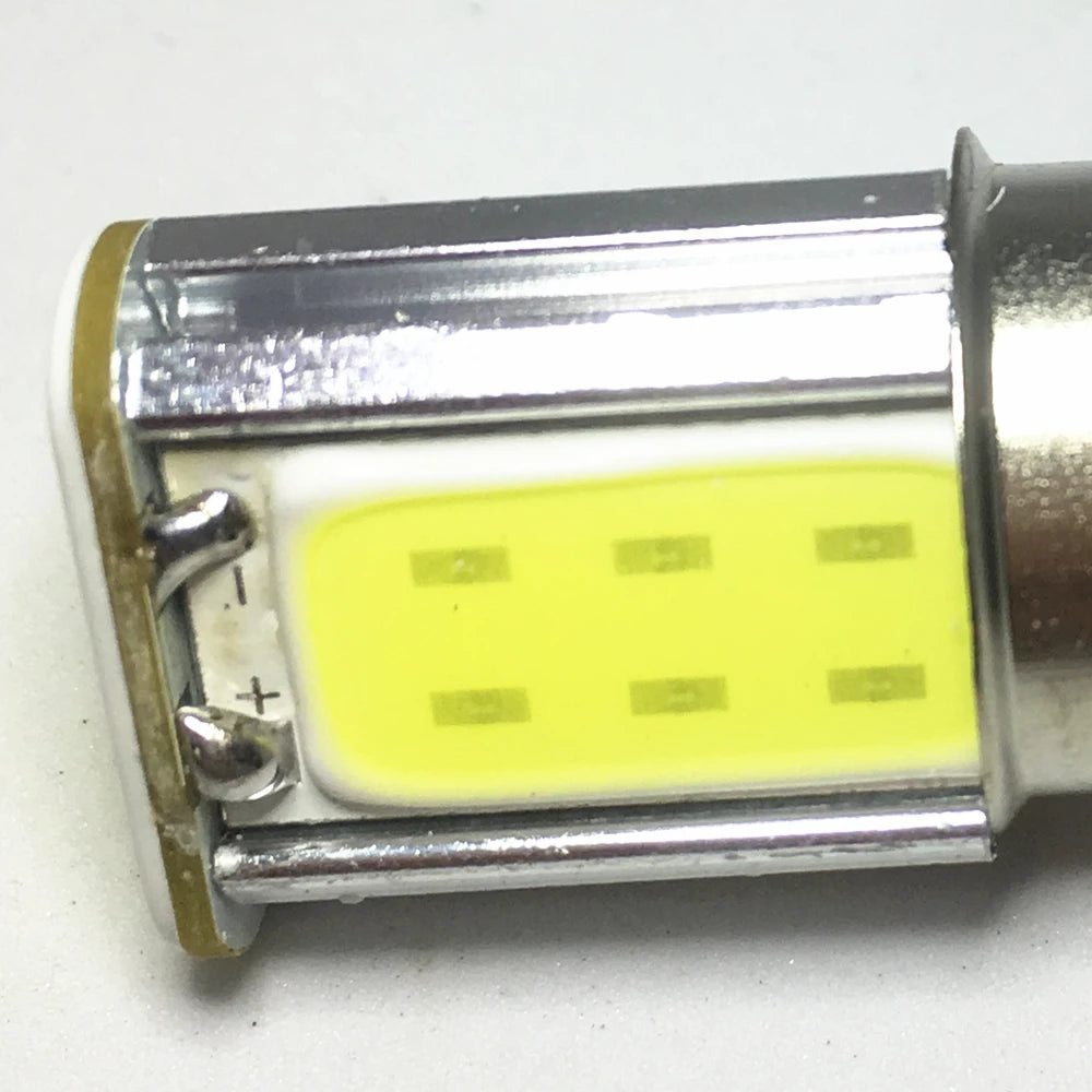 2PCS P21W ba15s 1156 Cob Brake White Red Reverse