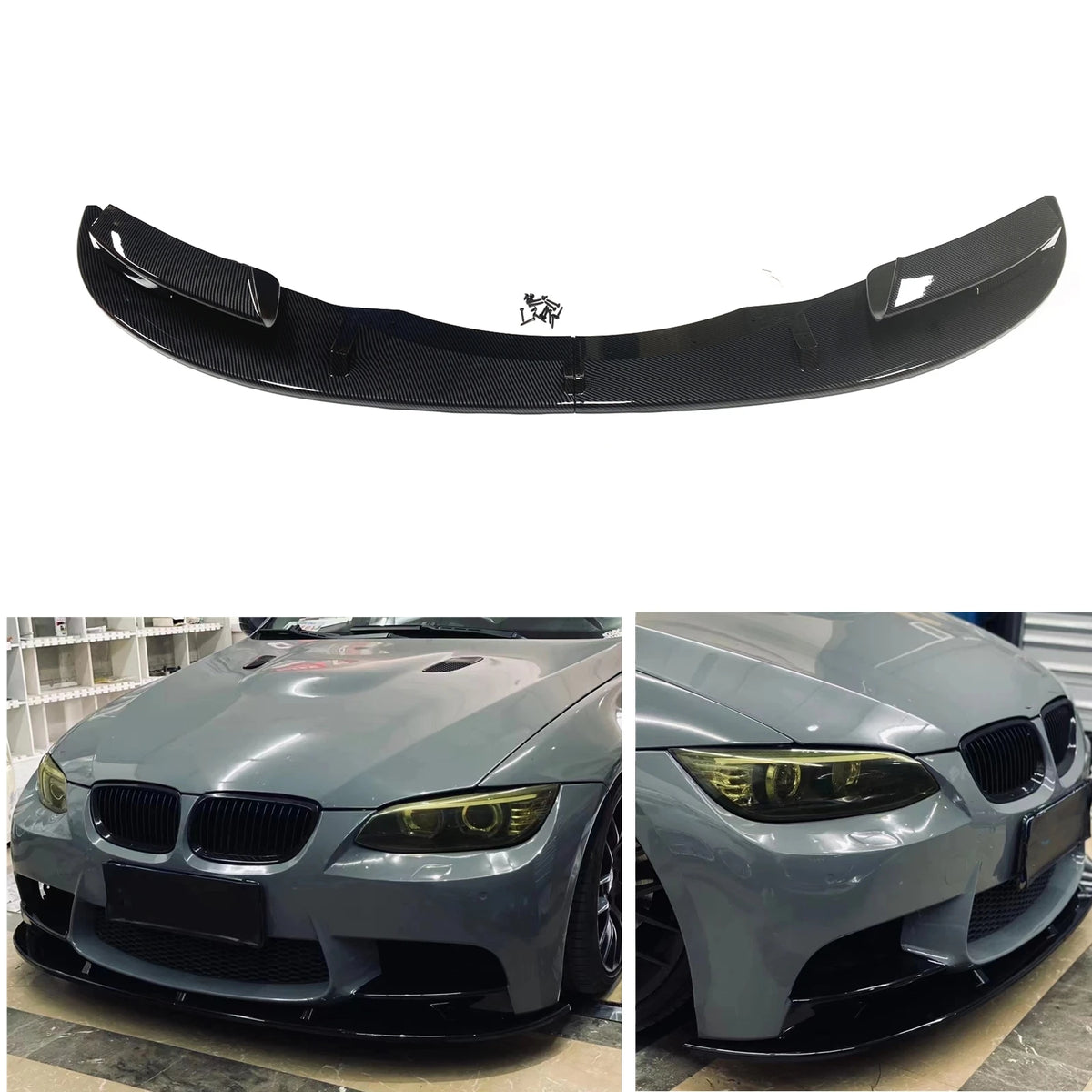 For BMW E90 E92 E93 M3 Front Bumper Spoiler Lip 2007-2013 Coupe