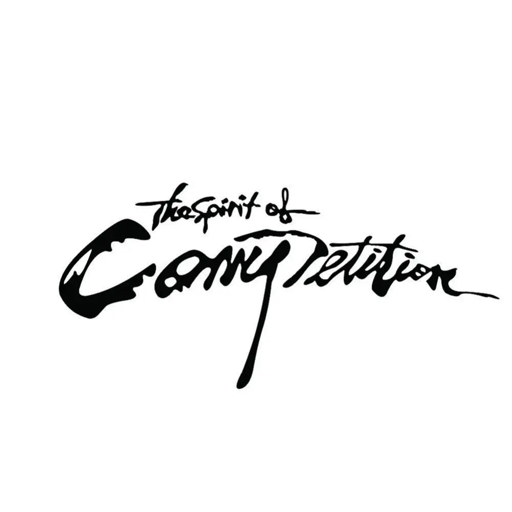 Spirit Competition Letter Reflective Racing Sticker Vinyl