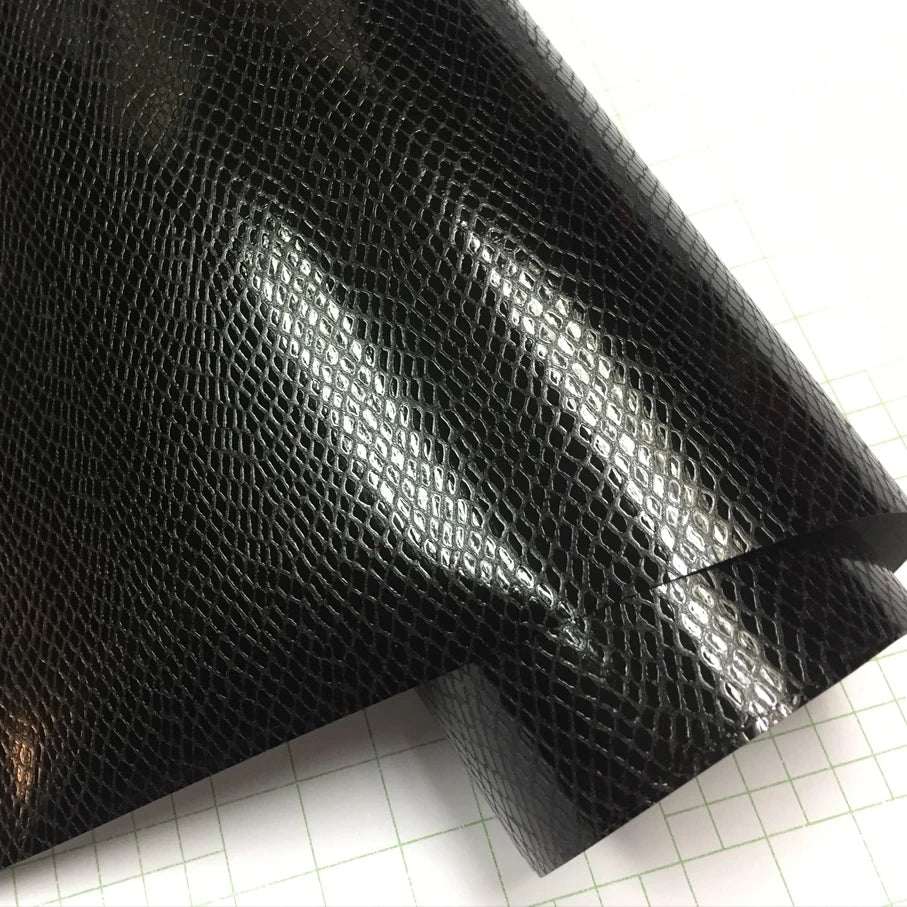 Black Glossy Vinyl Wrap Self Adhesive 2D 3D 5D