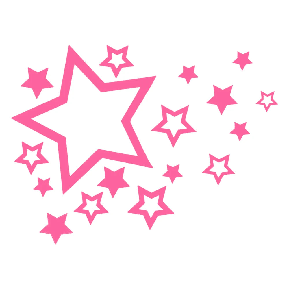 12CM Fashion Shooting Stars Vinyl Reflective Sticker Bumper