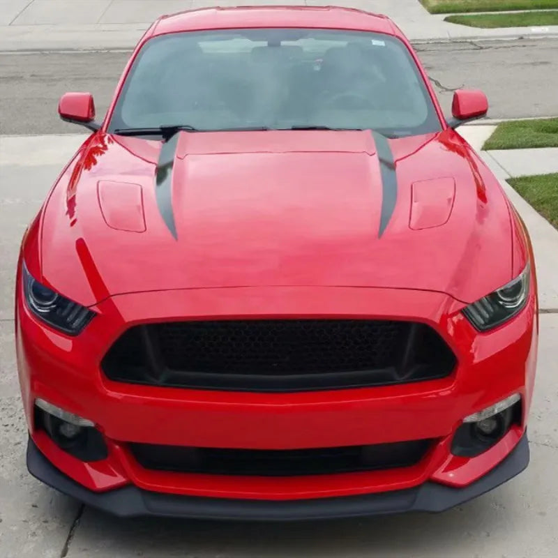 For Ford Mustang 2015 2016 2PCS Set Long Hood Stickers Decals
