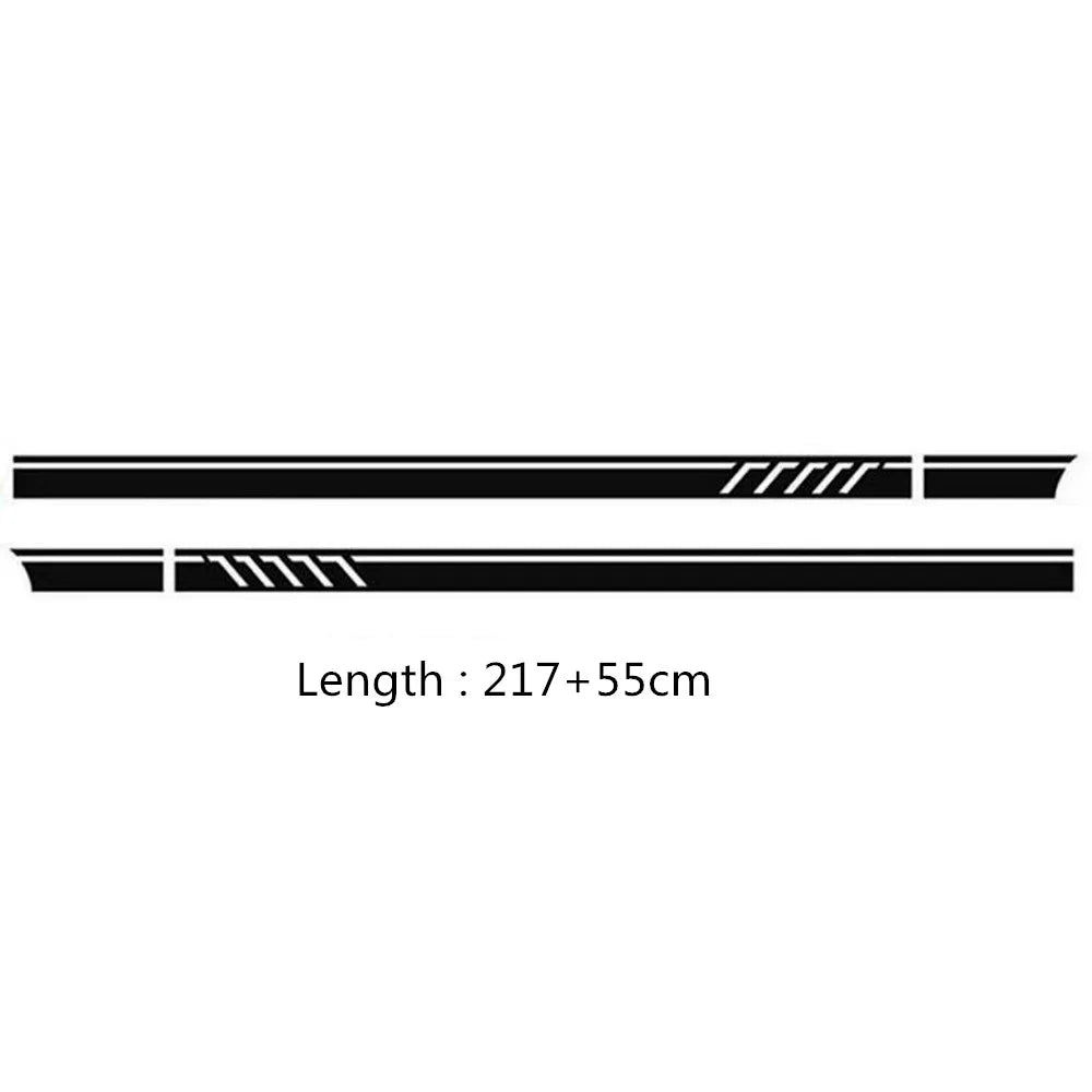 For Mercedes Benz Amg A C 2PCS Lot Waist Side Skirt Stickers