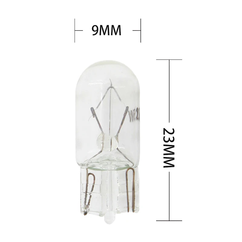10PCS Yellow Color T10 W5W Halogen Bulbs 194 158