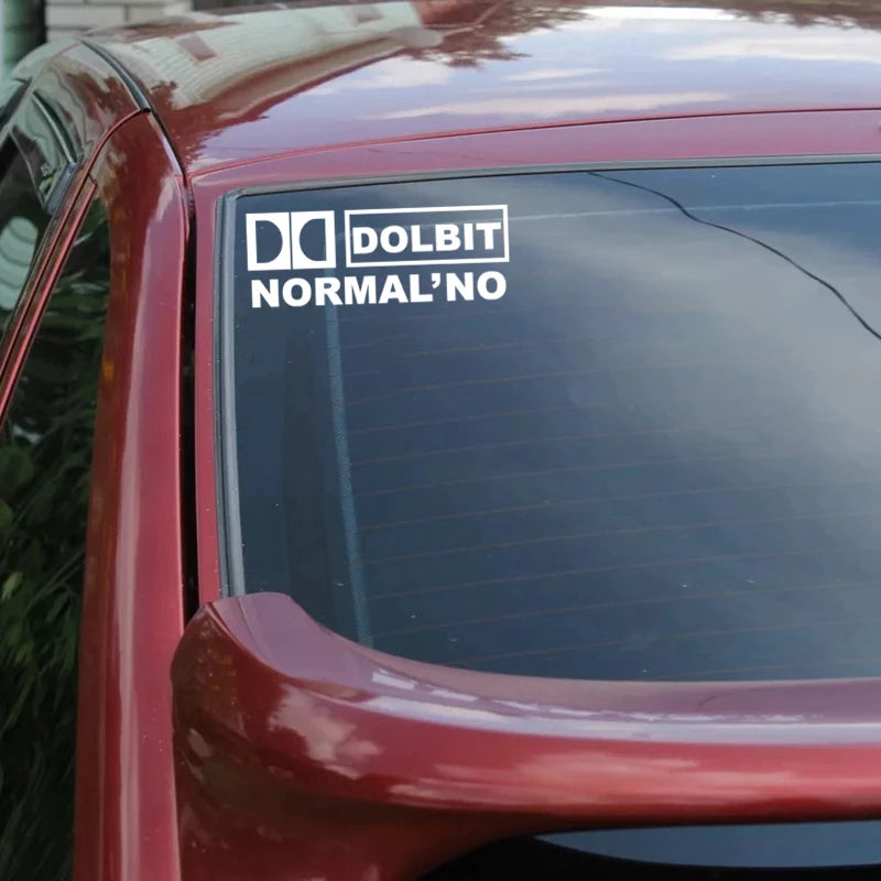 CK2302 7CM Dolbit Normal No Funny Sticker Vinyl Decal