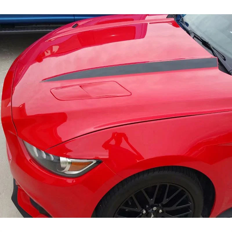 For Ford Mustang 2015 2016 2PCS Set Long Hood Stickers Decals