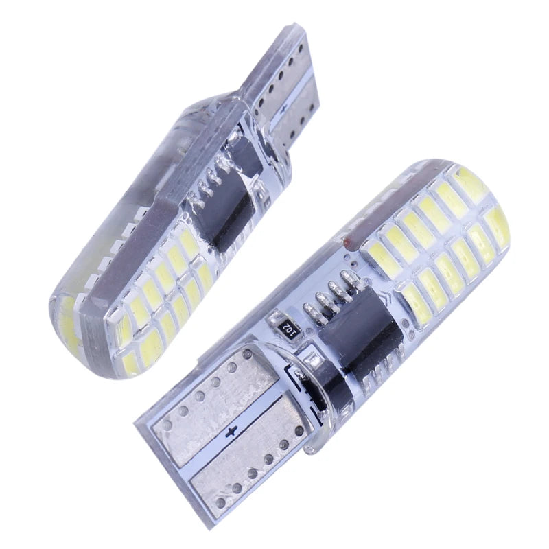 10PCS T10 W5W Strobe Flash Silicone Gel 194 168