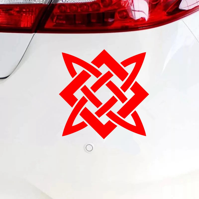CK2155 Slavic Pattern Funny Sticker Vinyl Decal White Black