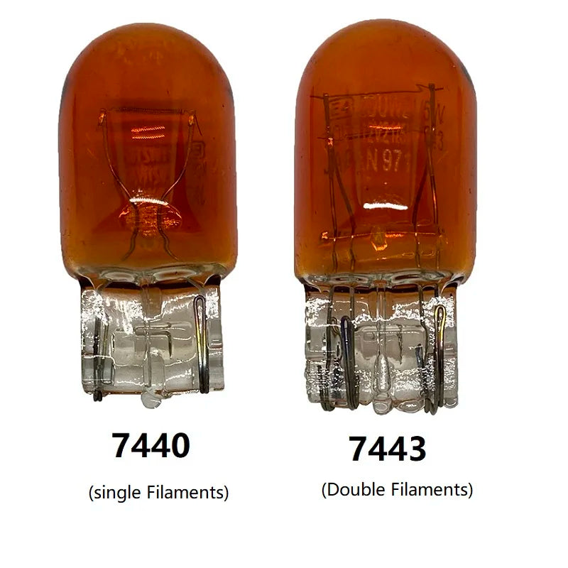 10X Signal 7440 wy21w W21W 7441 Bulbs 12V Warm